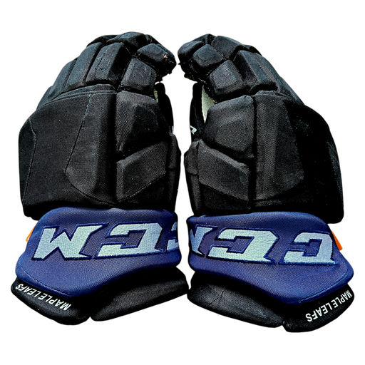 2023-24 John Tavares Toronto Maple Leafs Set 3 Alternate Game-Worn Gloves