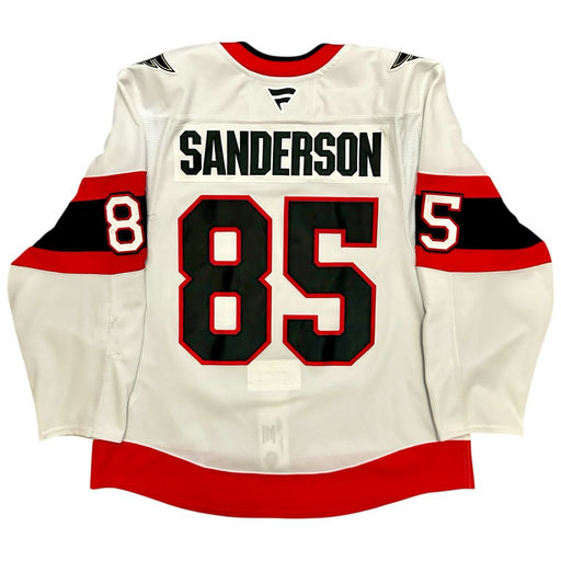 2024-25 Jake Sanderson Ottawa Senators Set 2 Away Game-Worn Jersey
