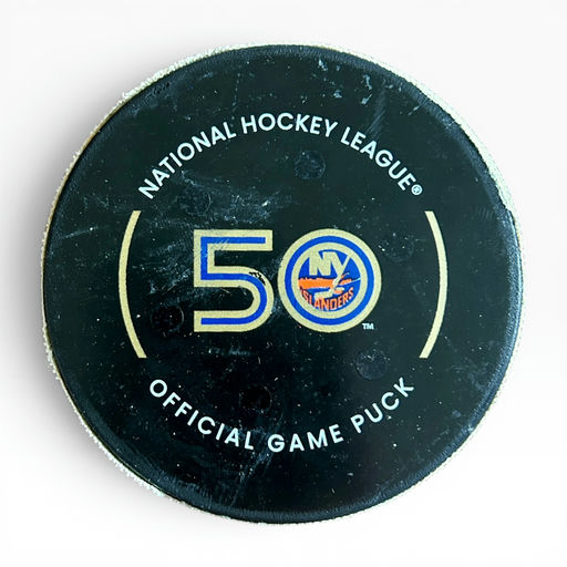 2022-23 Sebastian Aho Carolina Hurricanes vs. New York Islanders Game Winning Goal Puck