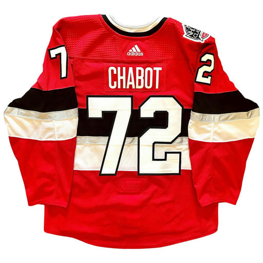 2017–18 Thomas Chabot Ottawa Senators Set 1 NHL100 Classic Game-Worn Jersey