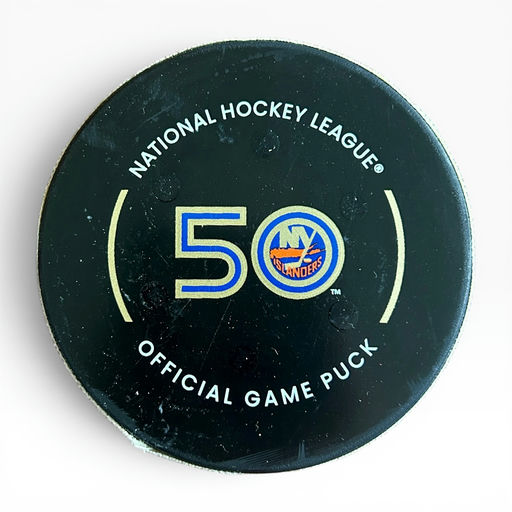 2022-23 Sebastian Aho Carolina Hurricanes vs. New York Islanders Playoff Game Winning Goal Puck